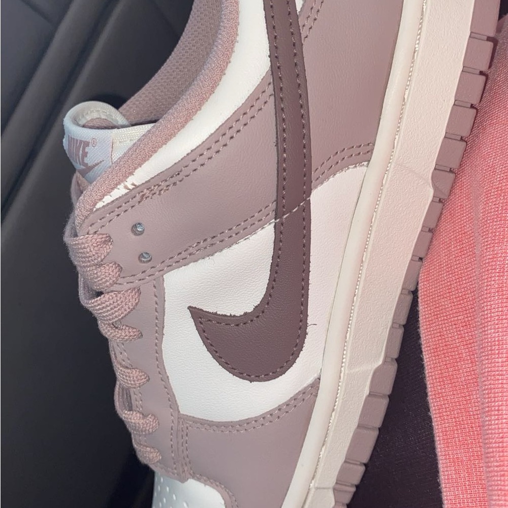 Nike Women's Pink and White Sneakers